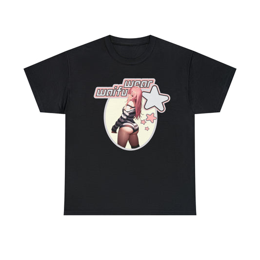 Pink and Black WearWaifu Tee